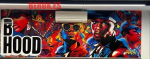 Mural Hip Hop 90s B Hood Hamburgueseria Esplugues De Llobregat 300x100000